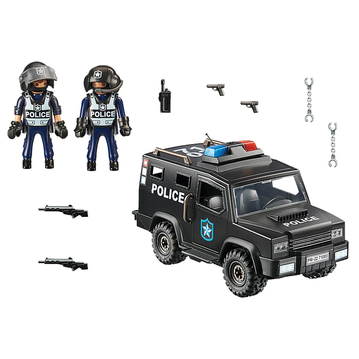 Begyndelsen Studerende FALSK Playmobil 71003 Tactical Unit Police Vehicle