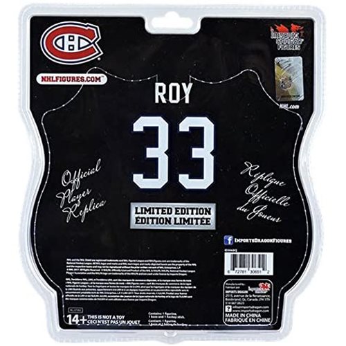 NHL Montreal Canadiens 93-94 Patrick Roy 6-Inch Action Figure, Not Mint