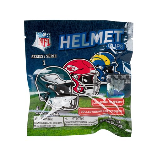 NFL McFarlane SportsPicks Helmets Series 1 Backpack Clips Blind Bag Case of 24