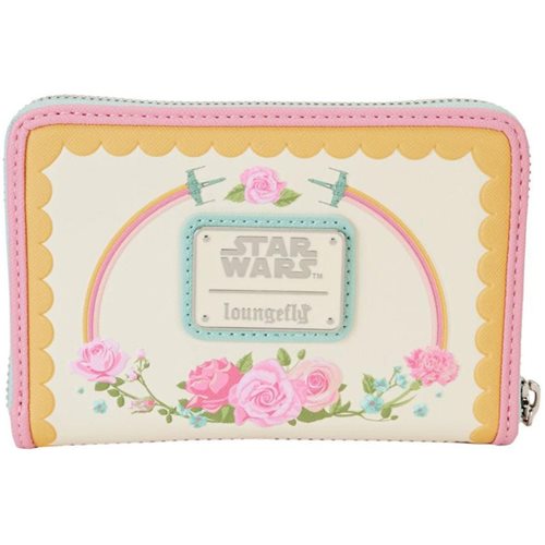 Star Wars Floral Rebel Symbol Zip-Around Wallet