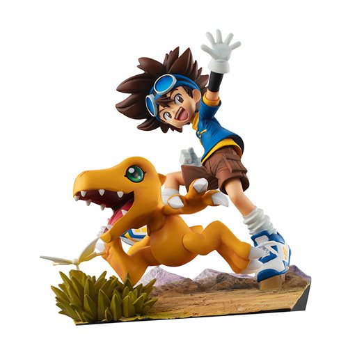 Digimon Adventure Taichi Yagami and Agumon 20th Anniversary Statue - ReRun