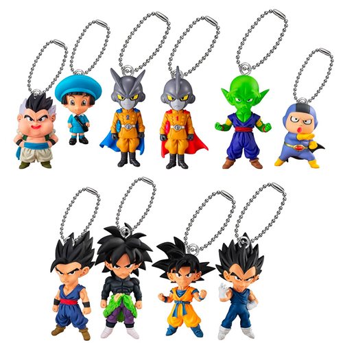 Dragon Ball Super Hero UDM Burst Mini-Figure Key Chain 2-Pack Random 4-Pack