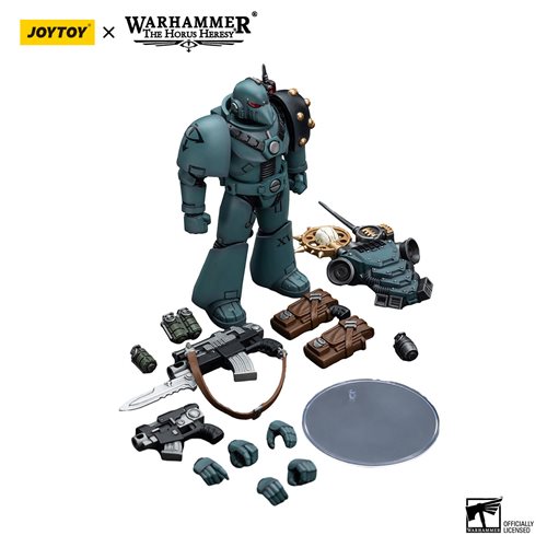 Joy Toy Warhammer 40,000 Sons of Horus MKVI Tactical Squad Legionary with Nuncio Vox 1:18 Scale Acti