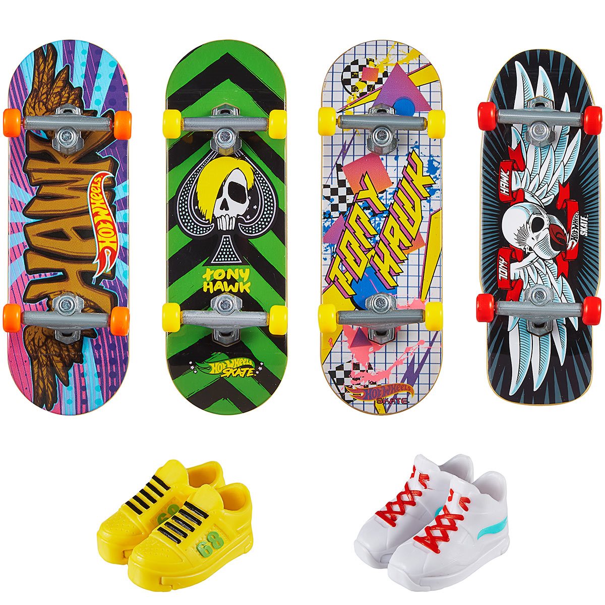 Hot Wheels Skate-Coffret Fingerboard et Chaussures