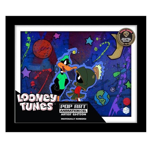 Looney Tunes Duck Dodgers in the 24 1/2th Century #1102 Animation Cel Artist Edition Framed Art Prin