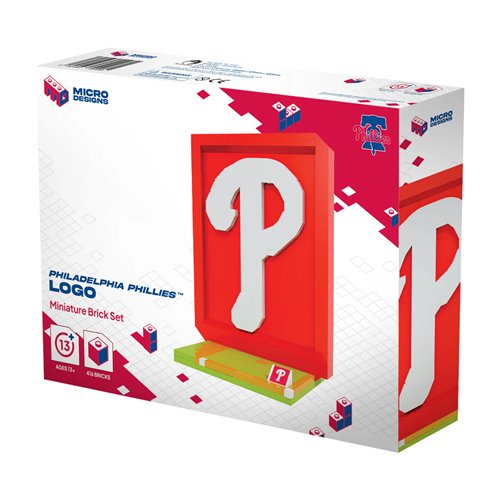 Philadelphia Phillies Logo Building Block Model