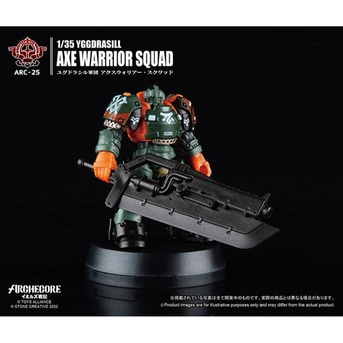 Archecore Ymirus ARC-25 Yggdrasill Axe Warrior Squad 1:35 Scale Action Figure Set of 3
