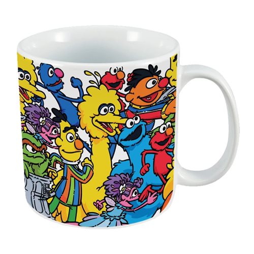 Sesame Friends 20 oz. Ceramic Mug