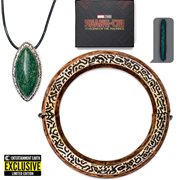 Shang-Chi Necklace and Glow-in-the-Dark Bracelet Ring Prop Replica Set - Entertainment Earth Exclusive