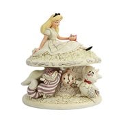 Disney Traditions Alice in Wonderland White Woodland Whimsy and Wonder by Jim Shore Statue
