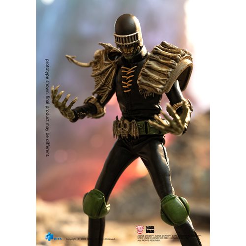 Judge Dredd Judge Death Exquisite Super Series 1:12 Scale Action Figure - Previews Exclusive
