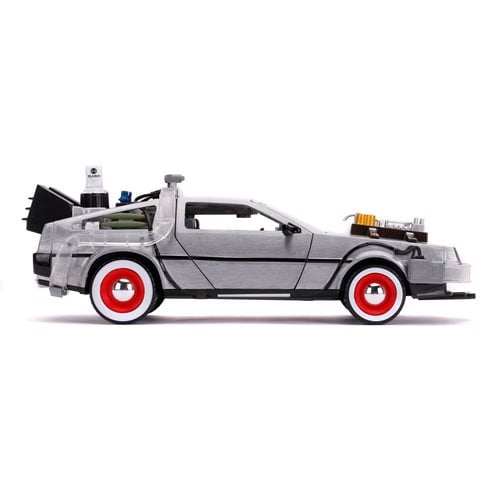 Back to the Future 3 Time Machine 1:24 Scale Die-Cast Metal Vehicle with Lights and Sounds