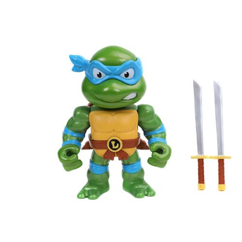 Teenage Mutant Ninja Turtles Leonardo 4-Inch Prime MetalFigs Action Figure