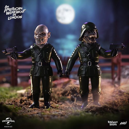 An American Werewolf in London Nightmare Vessels Soft Vinyl Figure Set