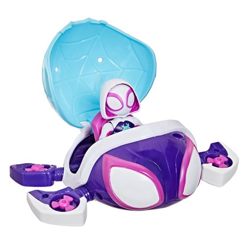 Spidey and his Amazing Friends Water-Webs Ghost Turtle Toy Submarine Vehicle