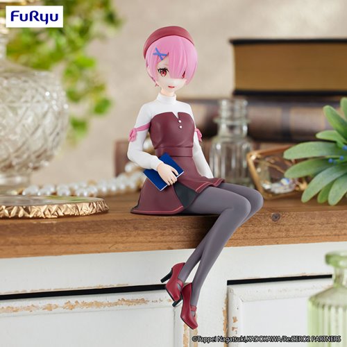 Re:Zero - Starting Life in Another World Ram Book Girl Ver. Noodle Stopper Statue