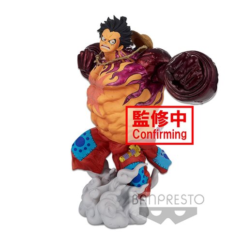 One Piece World Figure Colosseum 3 Monkey D. Luffy Gear 4 Brush Ver. Super Master Stars Piece Statue