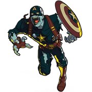 Marvel What If…? Zombie Captain America Classic 3-In Pin