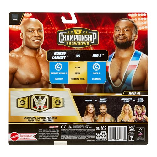 WWE Championship Showdown Series 12 Big E & Bobby Lashley Action Figure 2-Pack