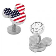 Mickey Mouse Stars and Stripes Cufflinks