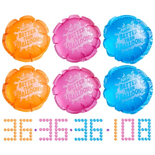 Nerf Better Than Balloons Water Toys - 108 pods