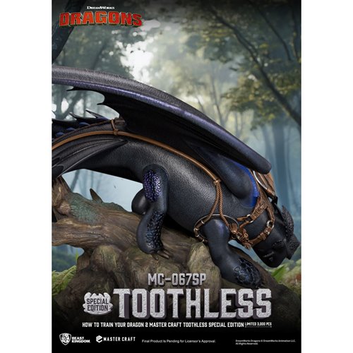 How to Train Your Dragon 2 Toothless MC-067SP Master Craft Statue