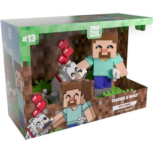 Minecraft Collection Taming a Wolf Vinyl Figure #13