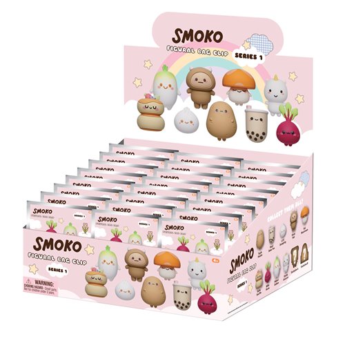 Smoko Series 1 3D Foam Bag Clip Display Case of 24
