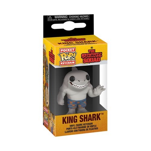 The Suicide Squad King Shark Pocket Pop! Key Chain