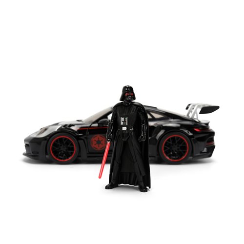 Hollywood Rides Star Wars Porsche 911 GT3 RS 992 1:24 Scale Die-Cast Metal Vehicle with Darth Vader