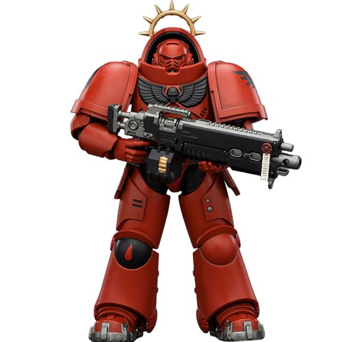 Joy Toy Warhammer 40K Space Marines Game Edition Blood Angels Heavy Intercessor Rifle & Pistol 1:18 Scale Action Figure