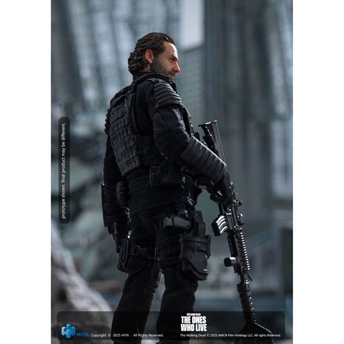 The Walking Dead: The Ones Who Lived Rick Grimes Exquisite Super Series 1:12 Scale Action Figure - P