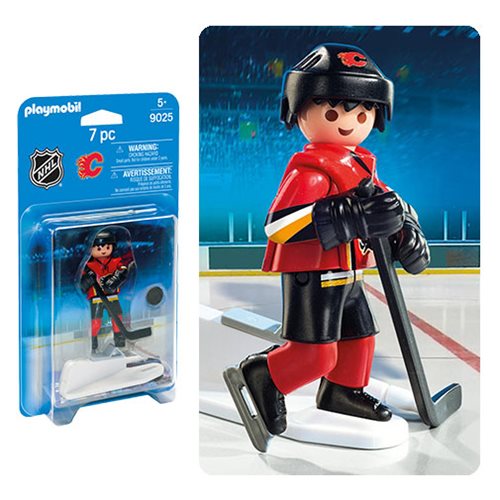 Playmobil 9025 NHL Calgary Flames Player Action Figure