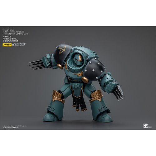 Joy Toy Warhammer 40,000 Sons of Horus Tartaros Squad Terminator with Lightning Claws 1:18 Scale Act