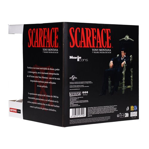 Scarface Tony Montana on the Throne Movie Icons 7-Inch Statue