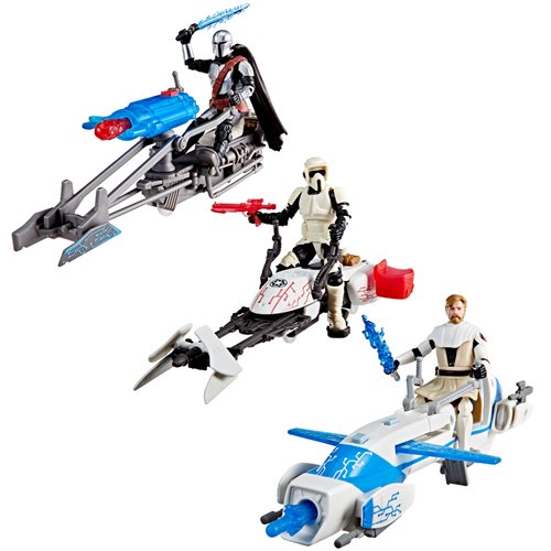 Star Wars Epic Hero Series Speeder Bikes Wave 2 Set of 3