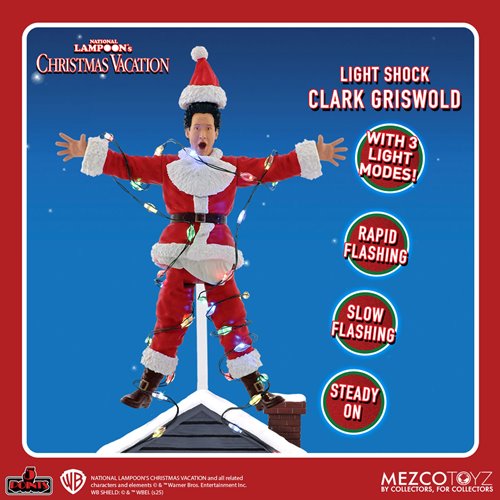 National Lampoon's Christmas Vacation Light Shock Clark Griswold 5 Points Action Figure