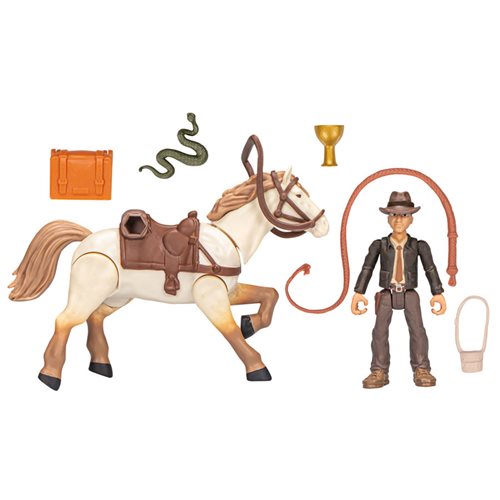 Indiana Jones Worlds of Adventure Indiana Jones with Horse Action Figure Set