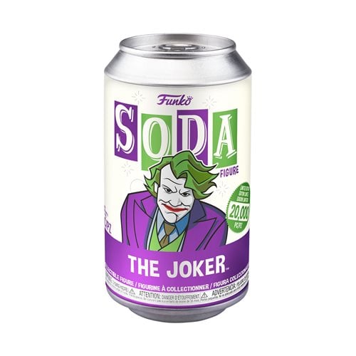 DC Comic Heath Ledger Joker Soda Vinyl Figure