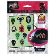 Suicide Squad Icon Chara Decal 10-Pack - Previews Exclusive
