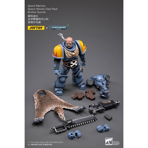 Joy Toy Warhammer 40,000: Space Wolf Gunnar 1:18 Scale Action Figure