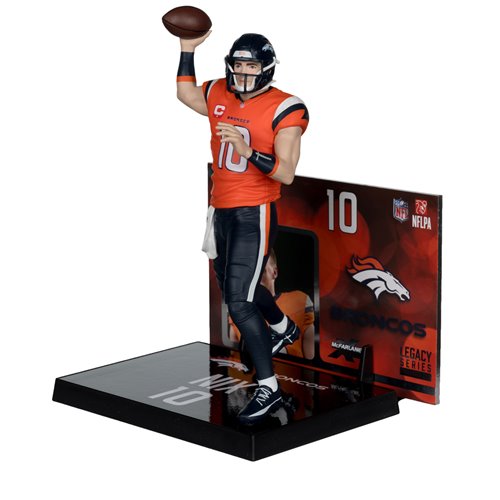 NFL SportsPicks 2025 Denver Broncos Bo Nix 7-Inch Scale Posed Figure Case of 6