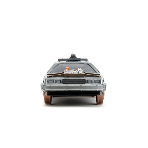Back to the Future 3 Time Machine with Rail Wheels 1:32 Scale Die-Cast Metal Vehicle