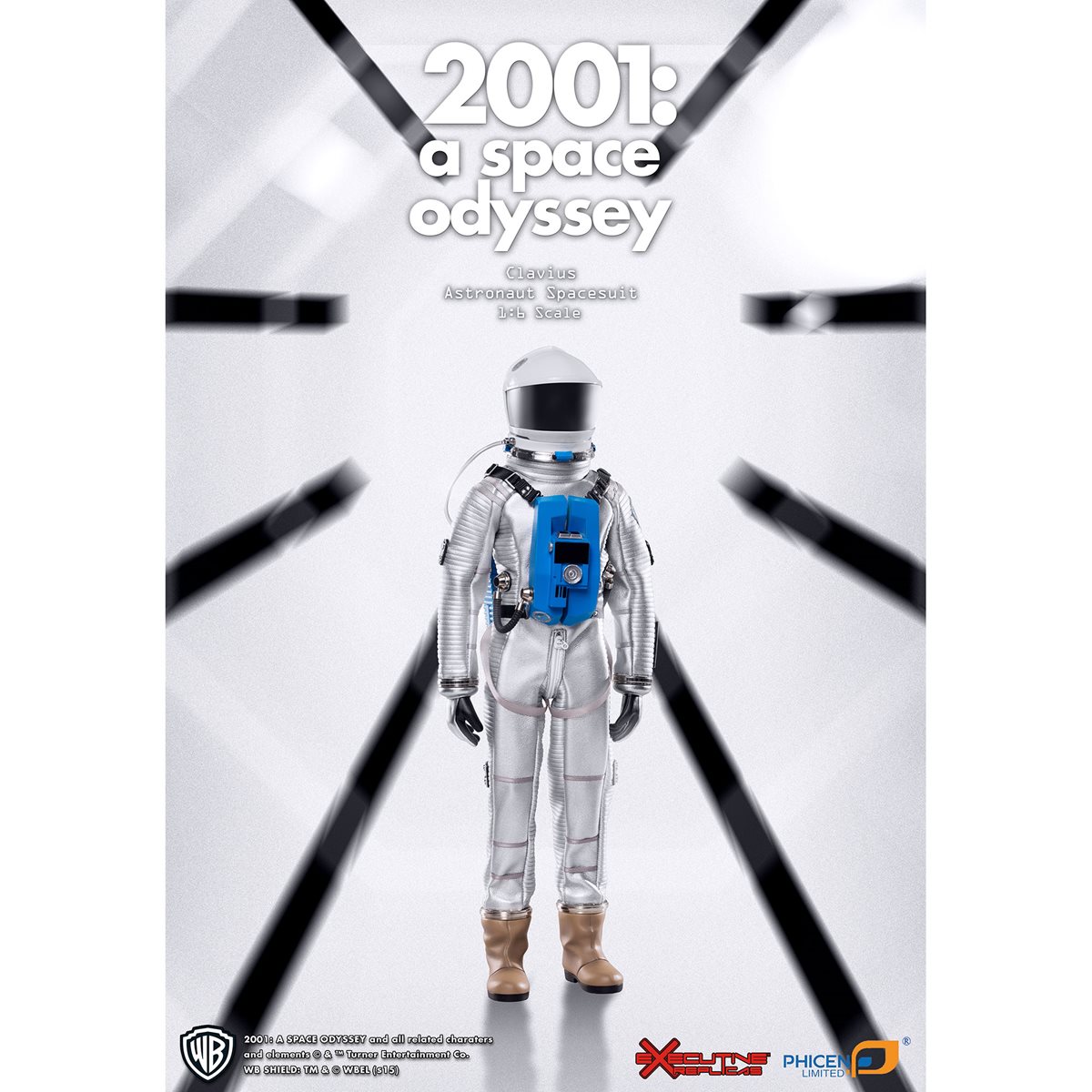 2001 A Space Odyssey 1//6 Scale Discovery Astronaut Red Conceptual Space Suit