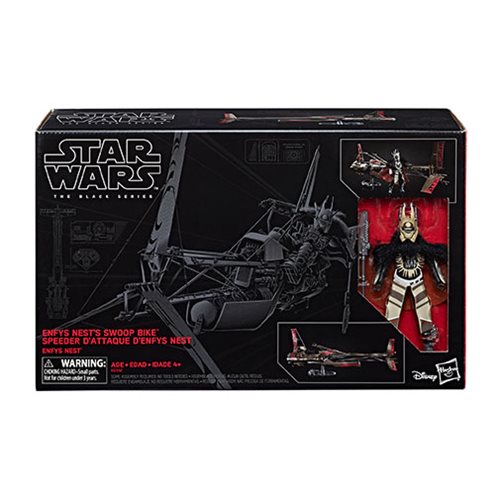 Star Wars The Black Series 6-Inch Swoop Bike Vehicle with Enfys Nest Action Figure