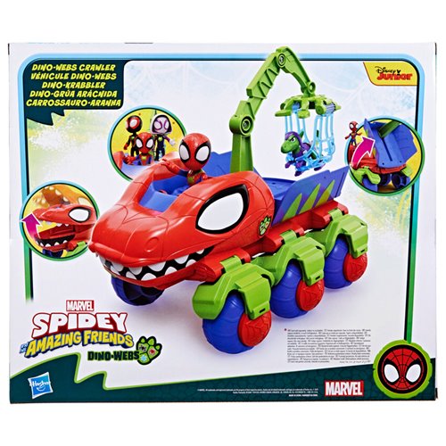 Spidey and His Amazing Friends Dino-Webs Crawler Toy Car Playset