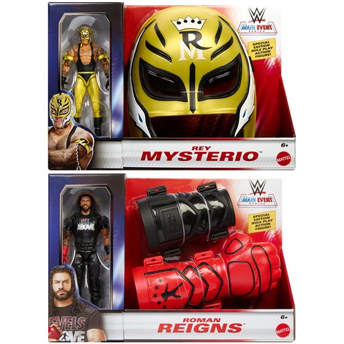 WWE Action Figure and Roleplay Case of 3