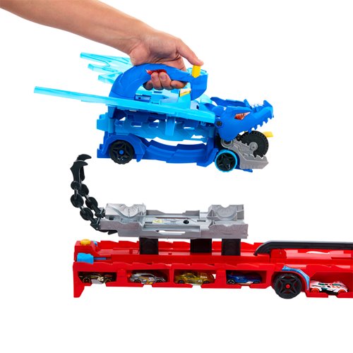 Hot Wheels Ultimate Dual Dragon Transporter Playset