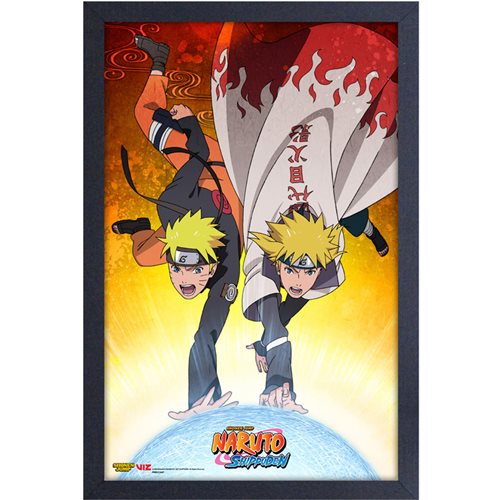 Naruto Duo Ball Framed Art Print