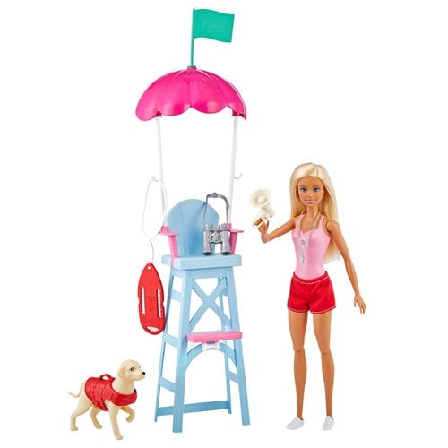 Barbie Lifeguard Doll and Playset
